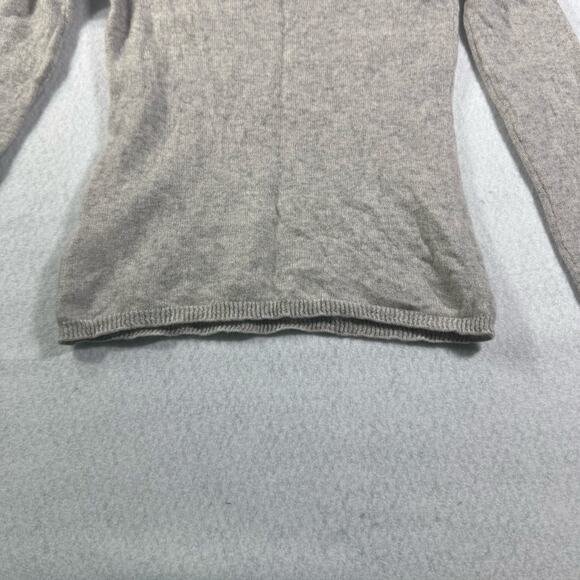 Ellen Tracy 100% Cashmere Medium Long Sleeve Taupe Cozy Crew Neck Sweater M - Picture 9 of 13